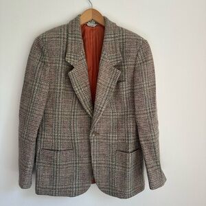 Classic Plaid Blazer Vintage
